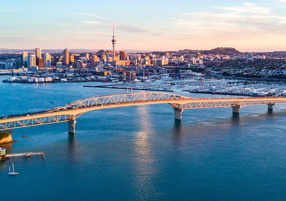 Auckland aerial shot